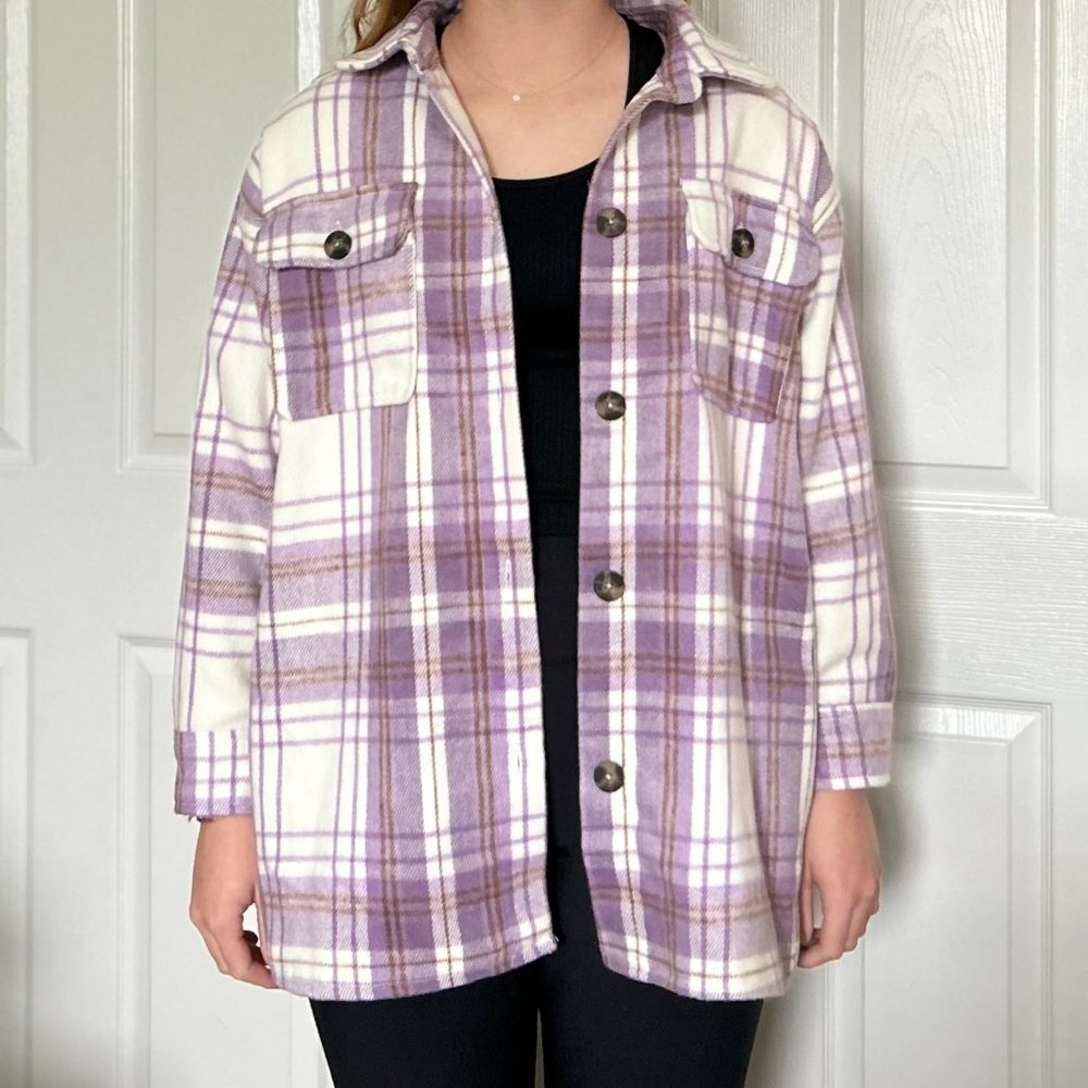 Forever 21 Oversized Shacket with Pockets